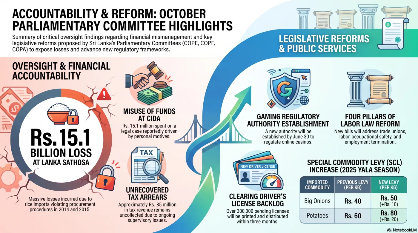AI-generated visual summary of the October 2025 committee report
